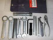 under-seat Honda 750 tool kit 77-78 89010-405-010